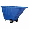 Vestil Medium Duty Tilt Truck 1 Cubic Yard 1250 lb Blue TDT-100-MD-BLUE